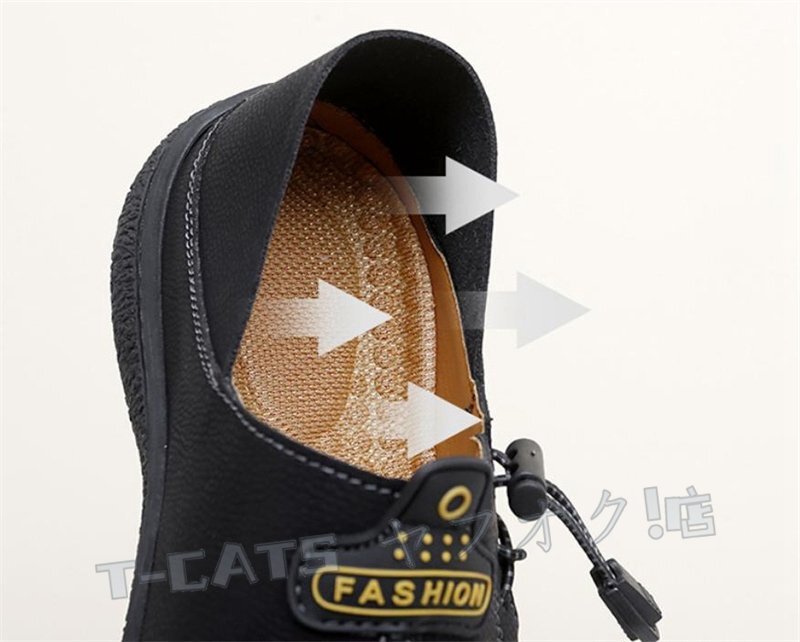 ☆新品 スリッポン アウトドアシューズ ドライビングシューズ カジュアルシューズ メンズ 春秋靴 男性靴 グレー 27.5cm