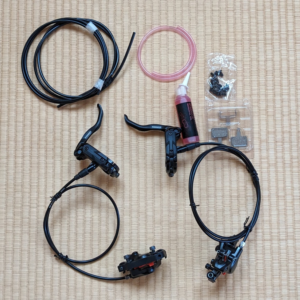 シマノSHIMANO BL-M505 BR-MT200 油圧ディスクブレーキ 前後セット