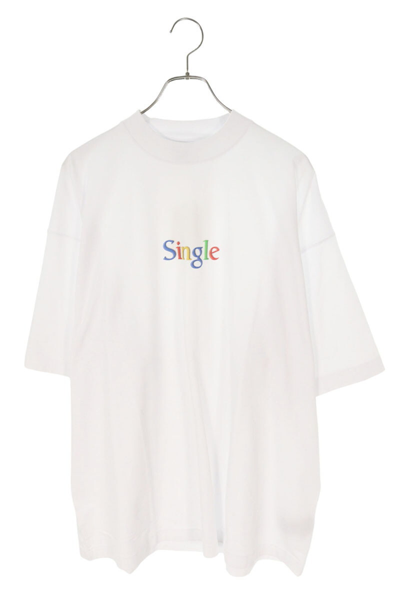 ヴェトモン Tシャツ サイズ:XS 25SS UA66TR700W SingleロゴTシャツ 新古品 OM10