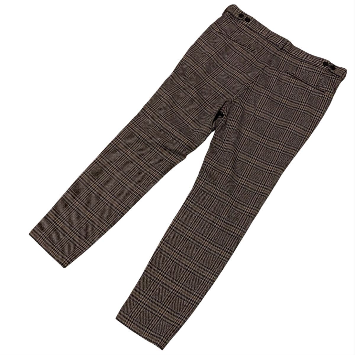送料込！最終値下げ▲H&M エイチアンドエム▲チェック柄スキニーパンツEUR31▲SKINNY FIT▲