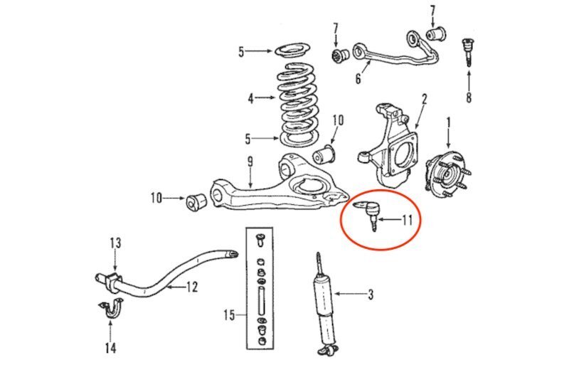  новый товар немедленная уплата 00-16 Chevrolet Tahoe Suburban Avalanche Yukon XL шаровое соединение передний нижний левый правый общий железный arm для 