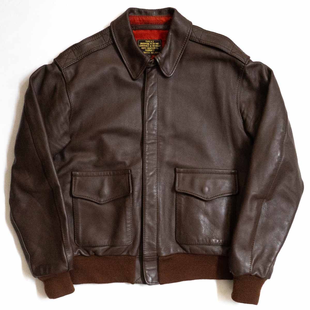Yahoo!オークション - 【美品】AERO LEATHER【A-2 レザー Yahoo!オークション - 【美品】AERO LEATHER【A-2 レザー