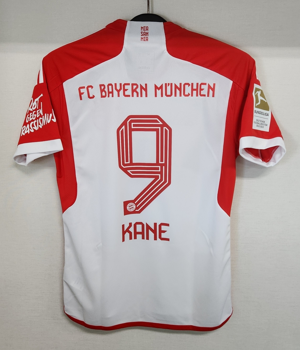 23-24バイエルン?ミュンヘン Bayern Munich(H)#9 ハリー?ケイン KANE 半袖 adidas ブンデスリガ仕様 S
