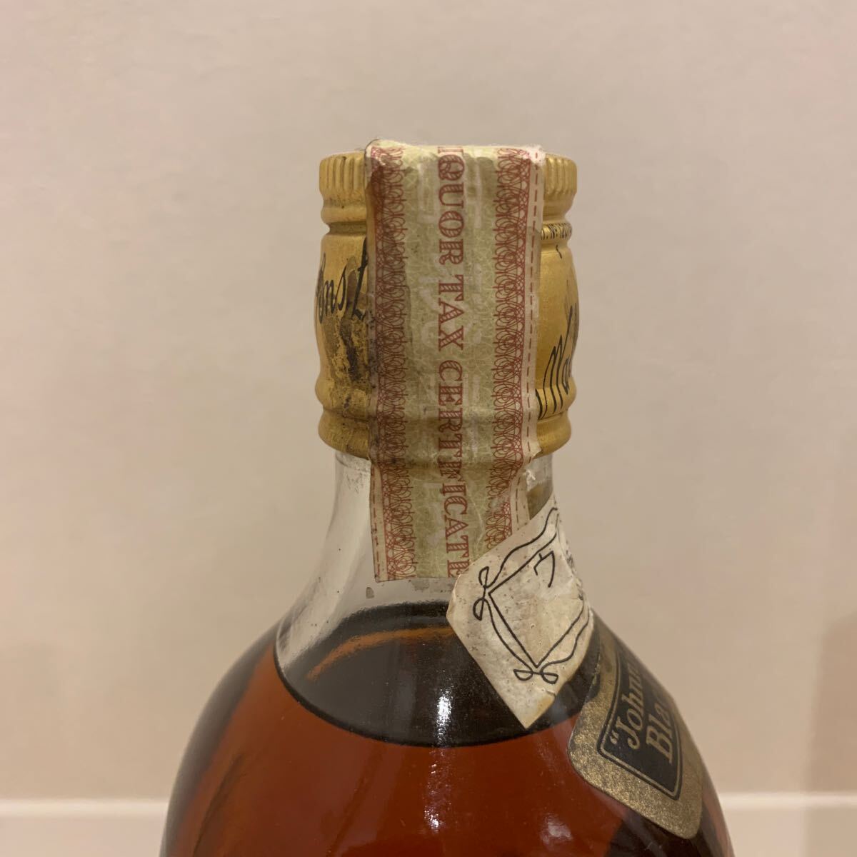 70年代 ジョニーウォーカー ブラックラベル 760ml 43% JOHNNIE 70年代 ジョニーウォーカー ブラックラベル 760ml 43% JOHNNIE