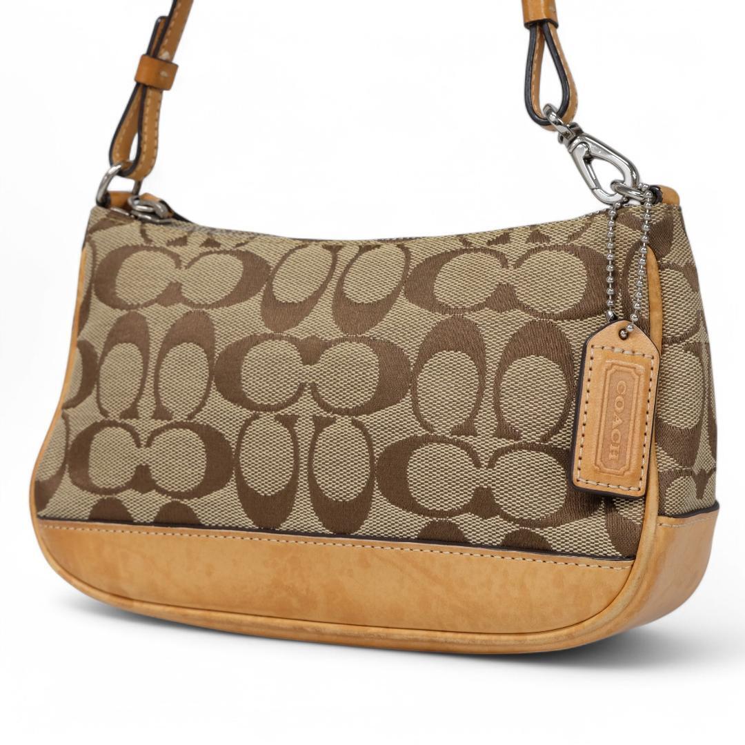 COACH コーチ キャンバス+レザー シグネチャー ハンドバッグ 6094