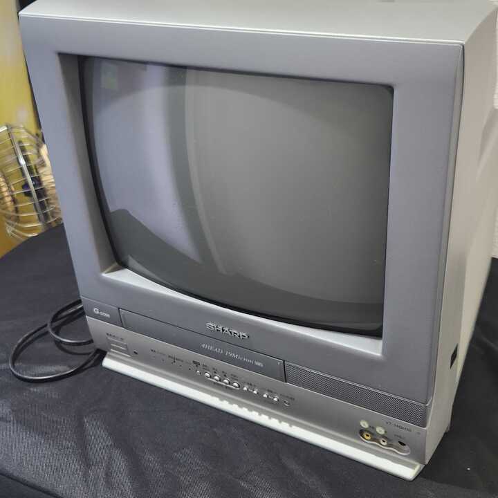 SHARP シャープ 2006年製 テレビデオ VT-14GH10 ブラウン管 SHARP シャープ 2006年製 テレビデオ VT-14GH10 ブラウン管