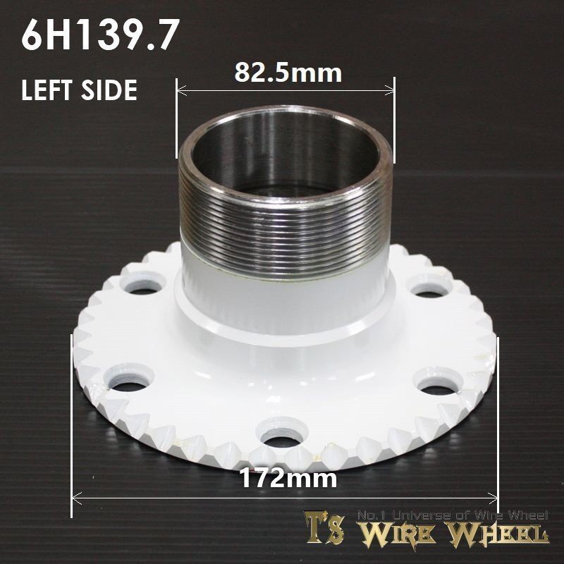 ワイヤーホイール T's WIRE タワーアダプター 6穴（6H139.7） 1個 （D21 D22 ダットサン ダットラ B2200）
