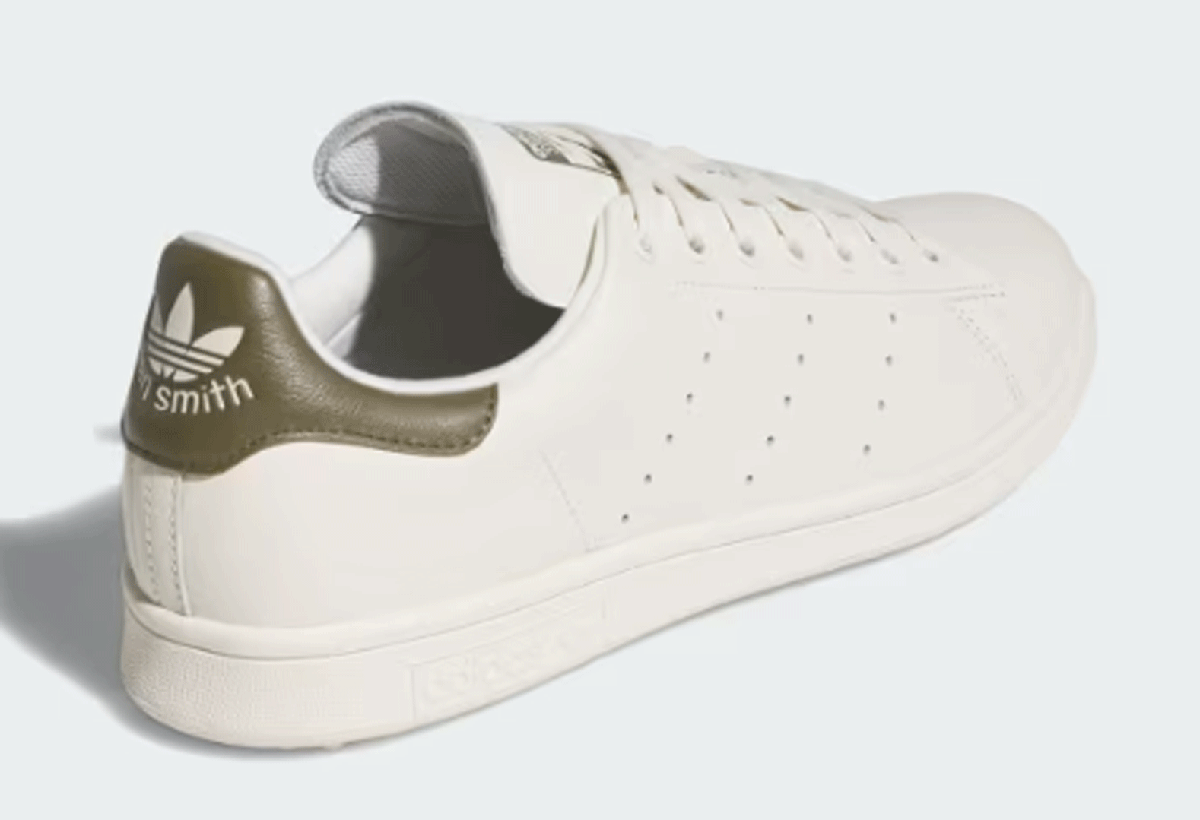 新品■アディダス■2025.2■スタンスミス ゴルフ フルグレイン レザー スパイクレス■JH6156■OFF WHITE/OLIVE STRATA/OFF WHITE■24.0CM■