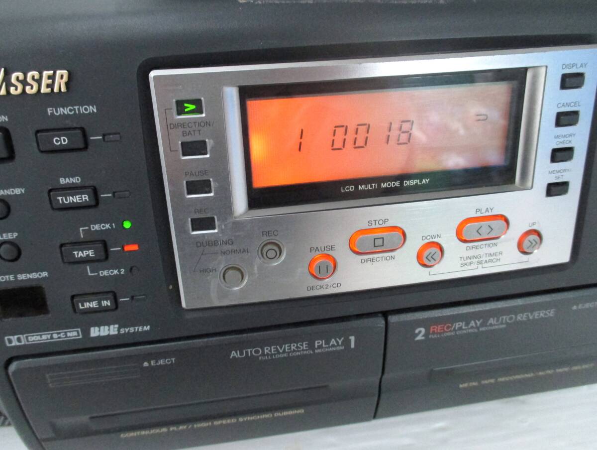 AIWA アイワ CSD-SR8 CDラジカセ STRASSER カセット FM/AM AIWA アイワ CSD-SR8 CDラジカセ STRASSER カセット FM/AM