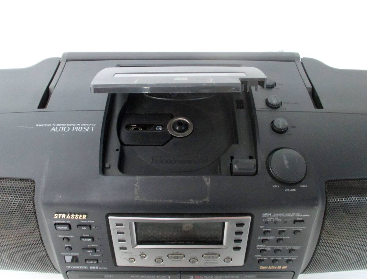 AIWA アイワ CSD-SR8 CDラジカセ STRASSER カセット FM/AM AIWA アイワ CSD-SR8 CDラジカセ STRASSER カセット FM/AM