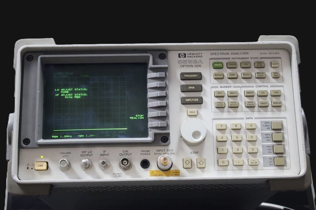 Yahoo!オークション - HP 8563A 9kHz-26.5GHz スペクトラム Yahoo!オークション - HP 8563A 9kHz-26.5GHz スペクトラム