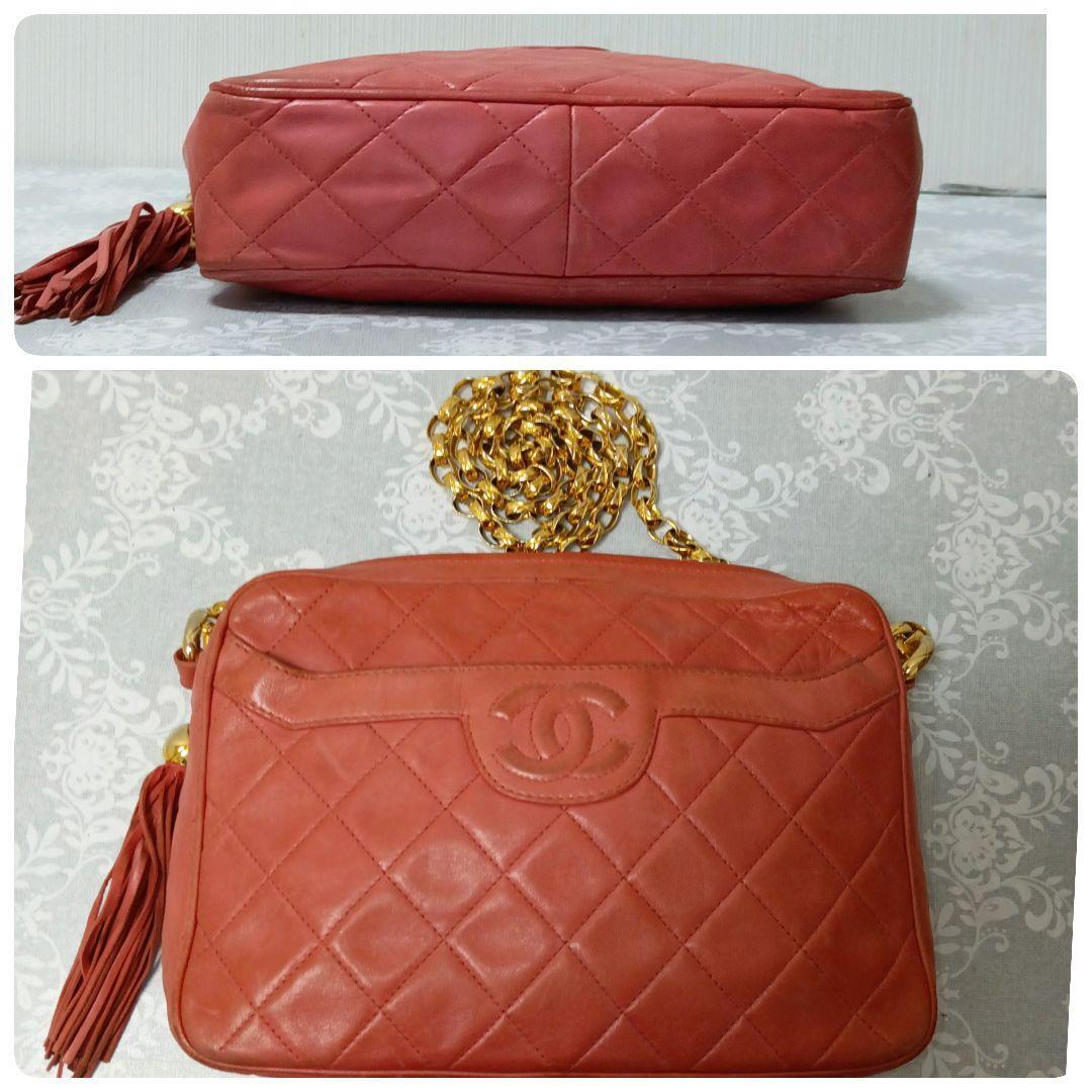 レアカラー】CHANEL シャネル マトラッセ チェーンショルダー レアカラー】CHANEL シャネル マトラッセ チェーンショルダー