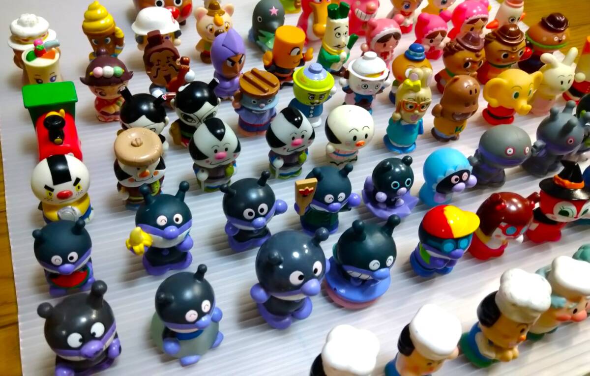 アンパンマン - あつまれアンパンマン 指人形 ソフビ 105体の