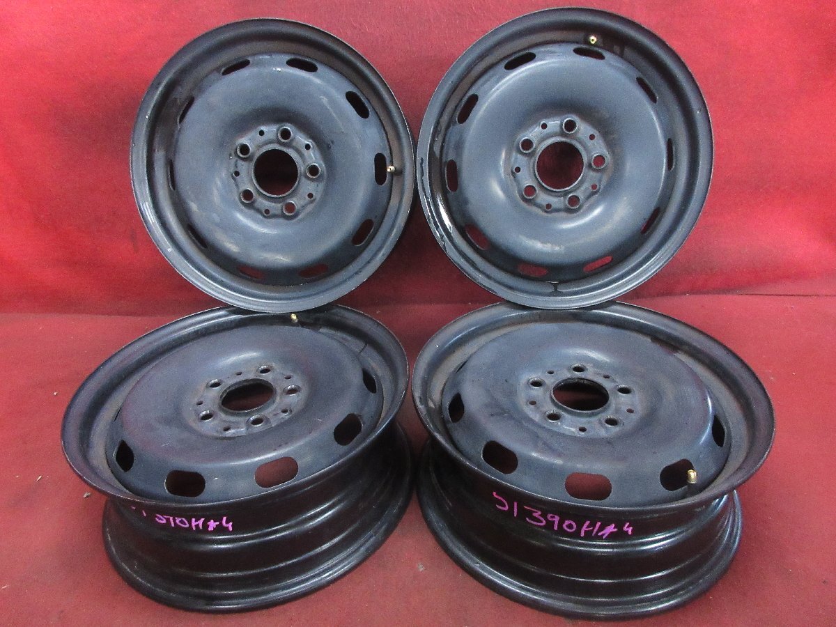 スチール ホイール 4本 ミニ　MINI BMW純正 15×5.5J 5穴 PCD 112 +46 ハブ径 66.5◆51390H_画像1