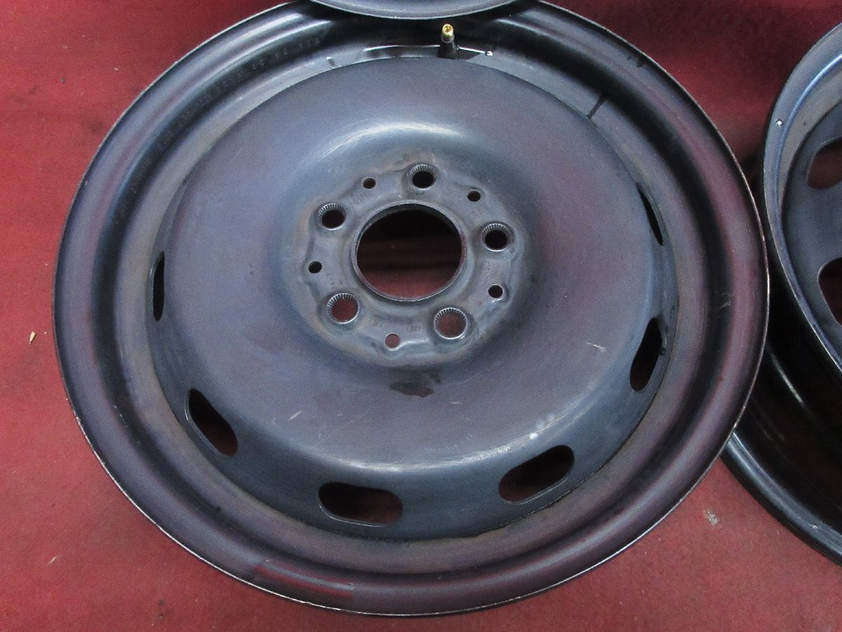 スチール ホイール 4本 ミニ　MINI BMW純正 15×5.5J 5穴 PCD 112 +46 ハブ径 66.5◆51390H_画像4