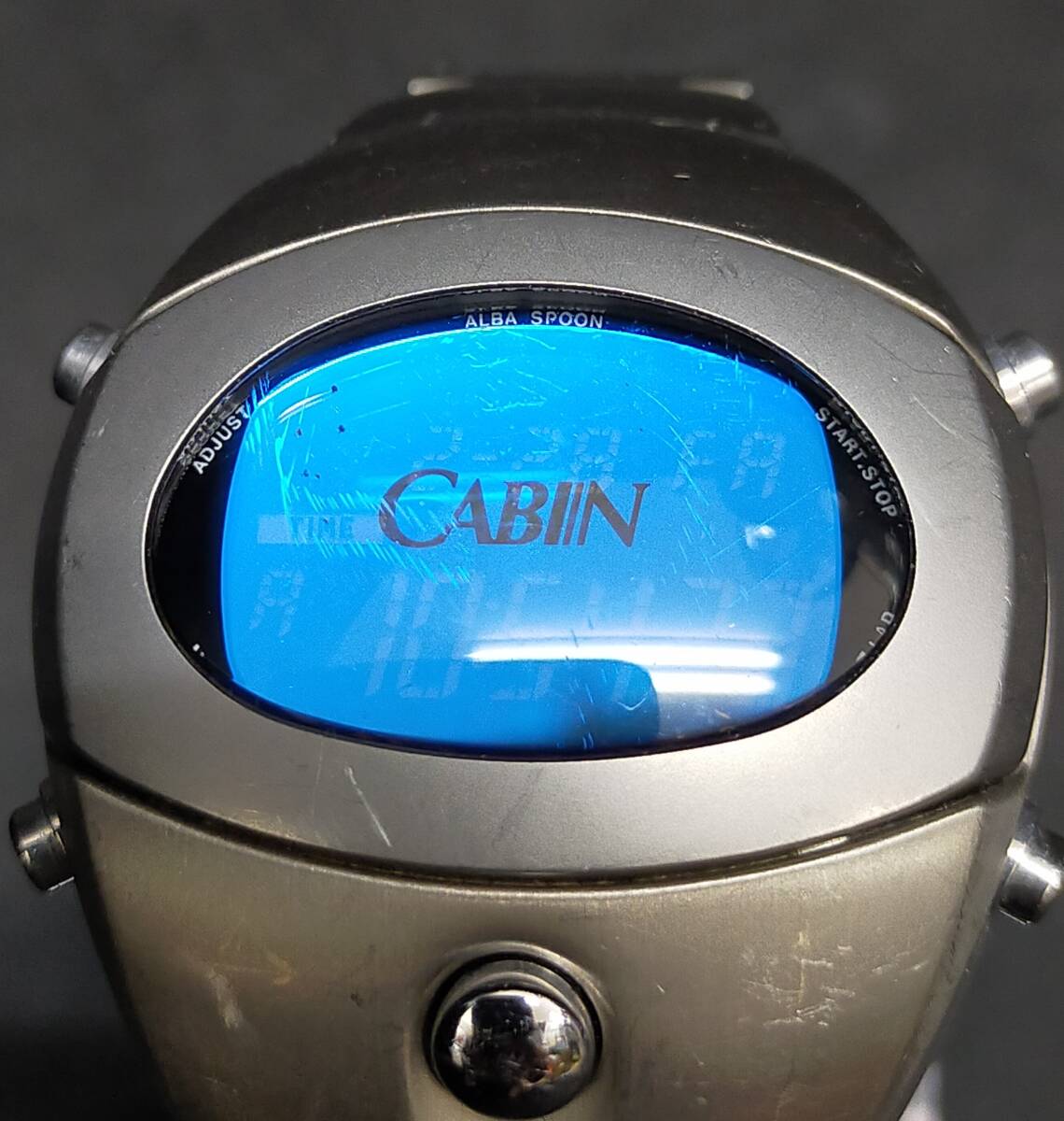 CABIN限定 腕時計 SEIKO ALBA SPOON W671-4200 デジタル 稼働品 CABIN限定 腕時計 SEIKO ALBA SPOON W671-4200 デジタル 稼働品