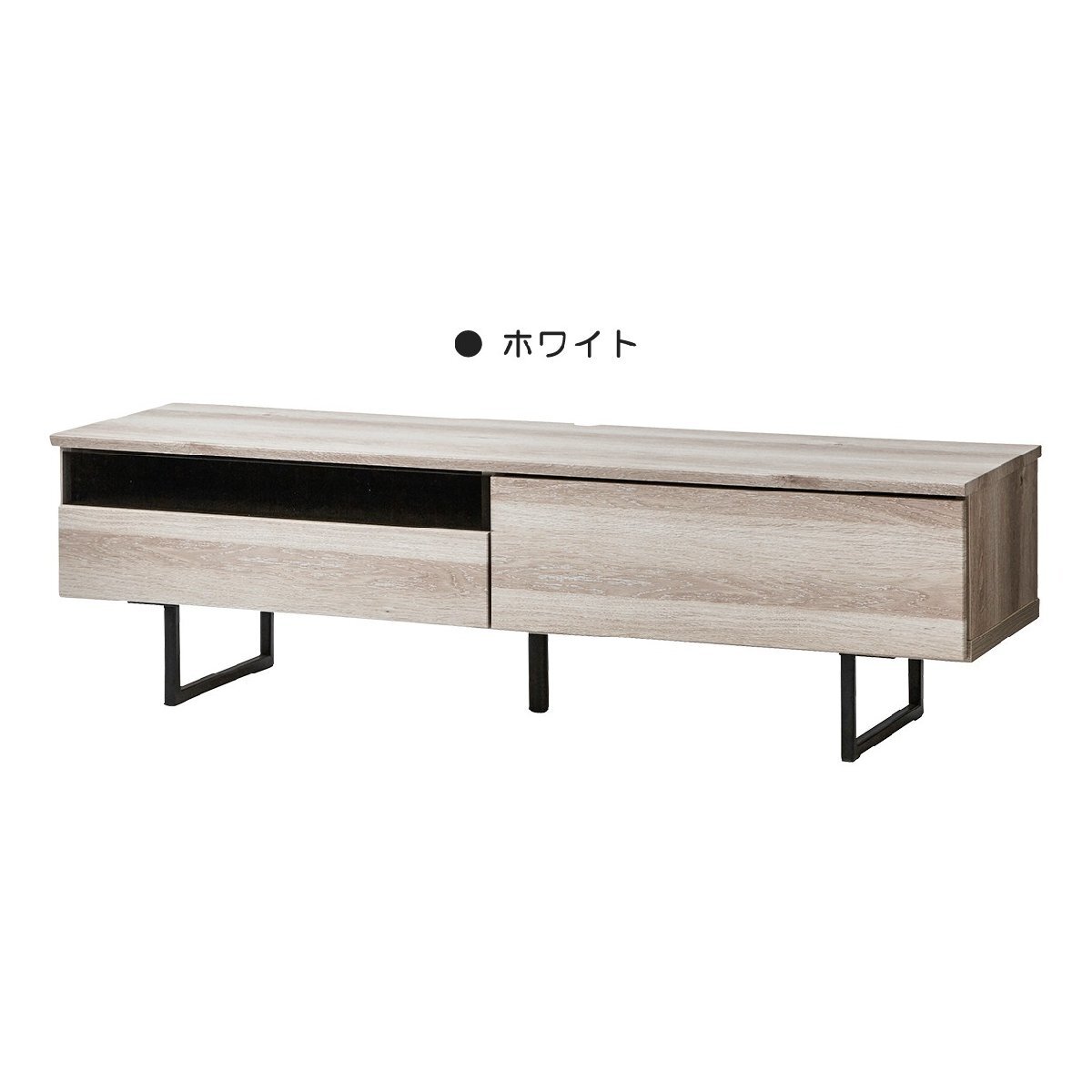 テレビ臺 テレビスタンド テレビボード ローボード 幅140cm テレビ TV臺 完成品 テレビラック ホワイト