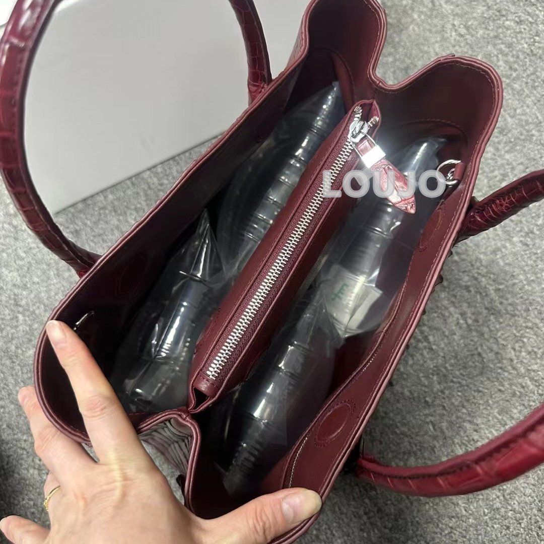 クロコダイルレザー ワニ革 本物 ショルダーバッグ ハンドバッグ クロコダイルレザー ワニ革 本物 ショルダーバッグ ハンドバッグ