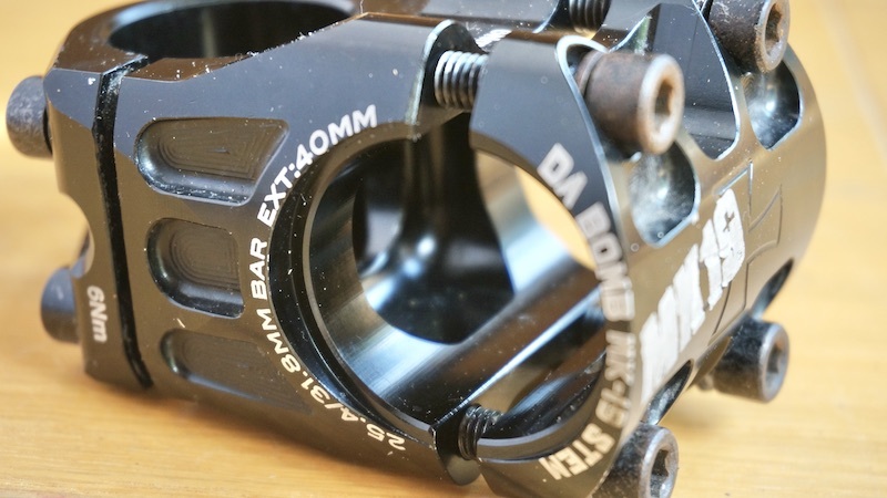 BMX ピスト向けステム 40mm DA BOMB MK-19 STEM 25.4 31.8 トップキャプ THOMSON アルミ MTB ロードバイク フィクスド トラック