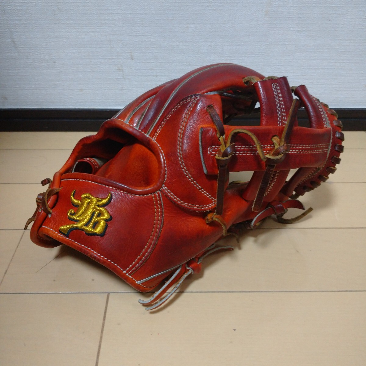 中古品 サンク THANK 硬式 内野手用グローブ TGI-5 1072の通販 中古品 サンク THANK 硬式 内野手用グローブ TGI-5 1072の通販