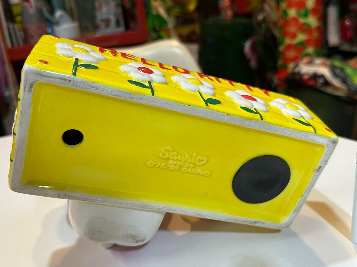 ☆昭和レトロ/ハローキティ/キティちゃん/陶器製貯金箱 ☆昭和レトロ/ハローキティ/キティちゃん/陶器製貯金箱
