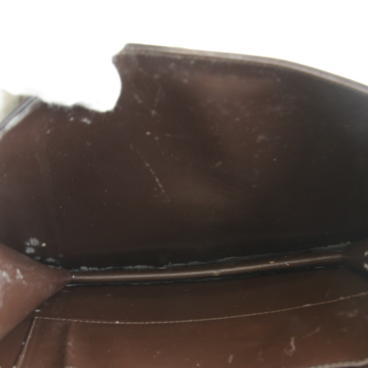 [USED] CELINE Celine C Macadam лошадь машина металлические принадлежности сумка на плечо Brown парусина / кожа 