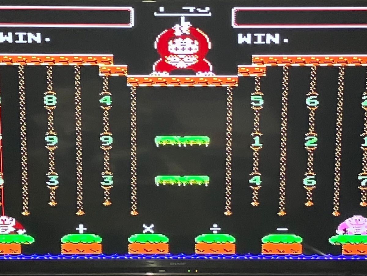 ファミコンソフト ドンキーコングJR の算数遊び 箱あり 説明書 ファミコンソフト ドンキーコングJR の算数遊び 箱あり 説明書