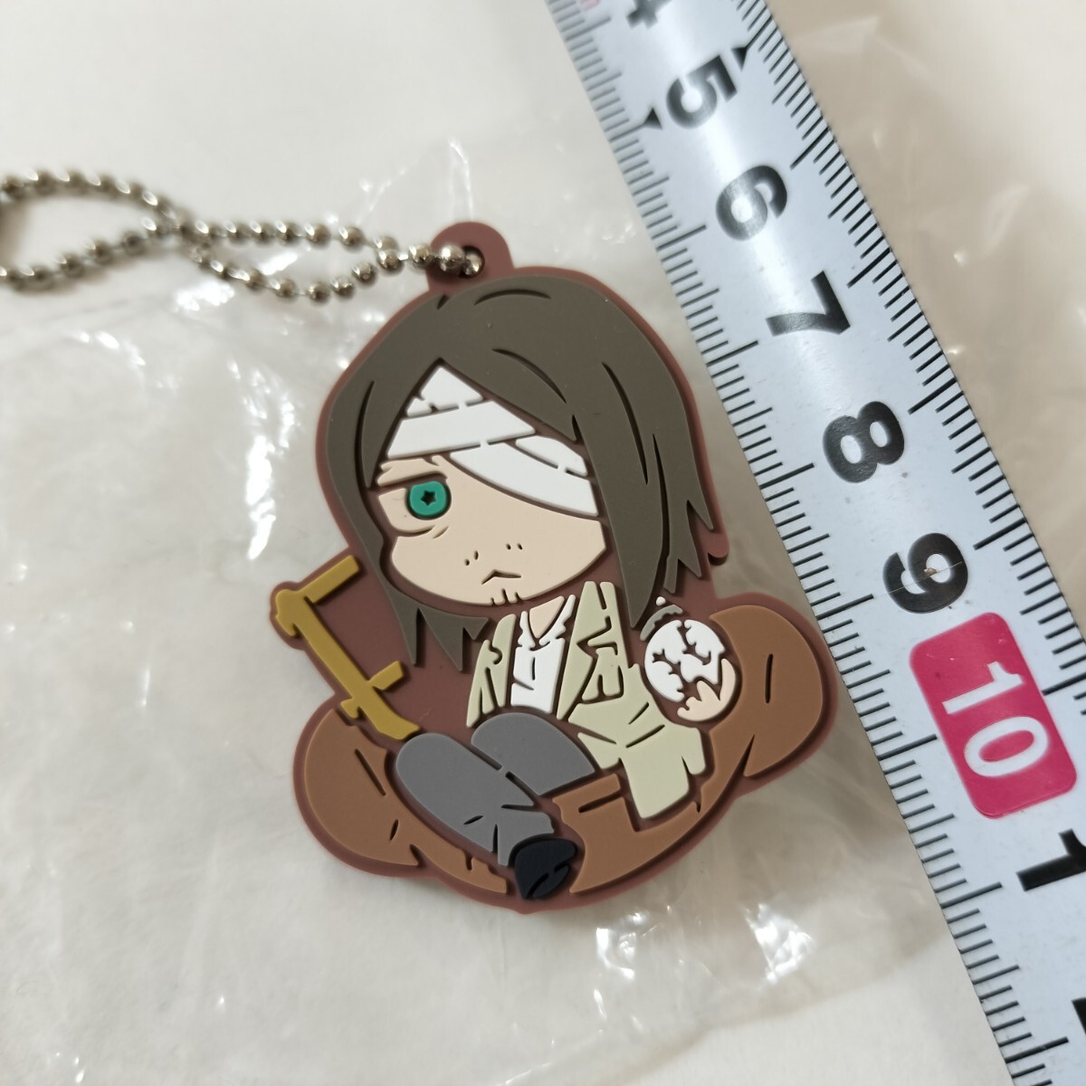 進撃の巨人 キャラばんちょうこう ラバーマスコット 9.エレン・イェーガーB 未使用品 [グッズ ラバーストラップ]