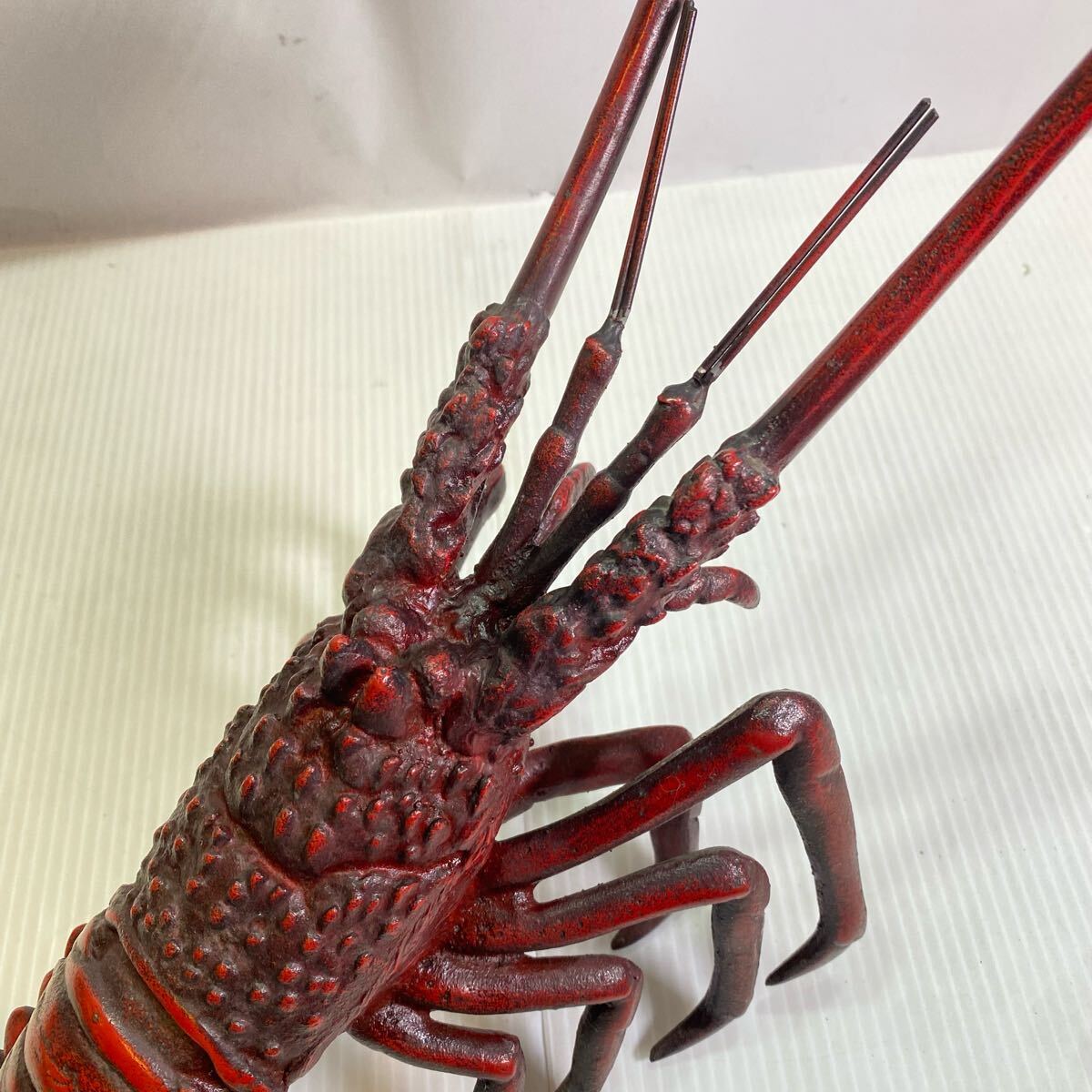 金属工芸 鋳物 伊勢海老 エビ えび 置物 オブジェ インテリア 金属工芸 鋳物 伊勢海老 エビ えび 置物 オブジェ インテリア