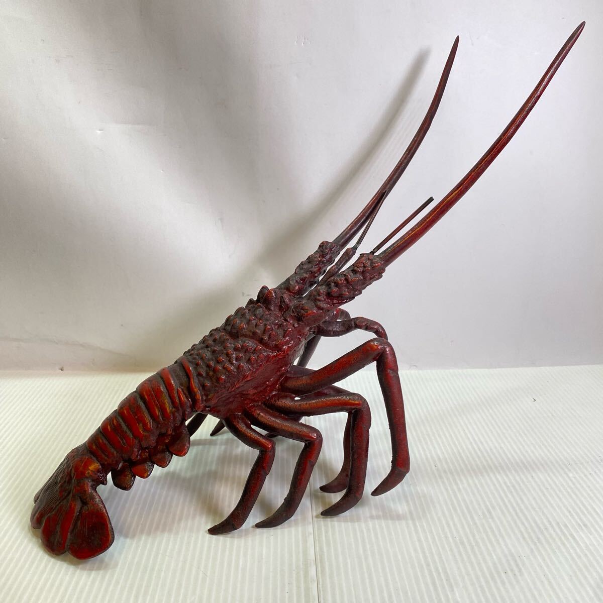 金属工芸 鋳物 伊勢海老 エビ えび 置物 オブジェ インテリア 金属工芸 鋳物 伊勢海老 エビ えび 置物 オブジェ インテリア