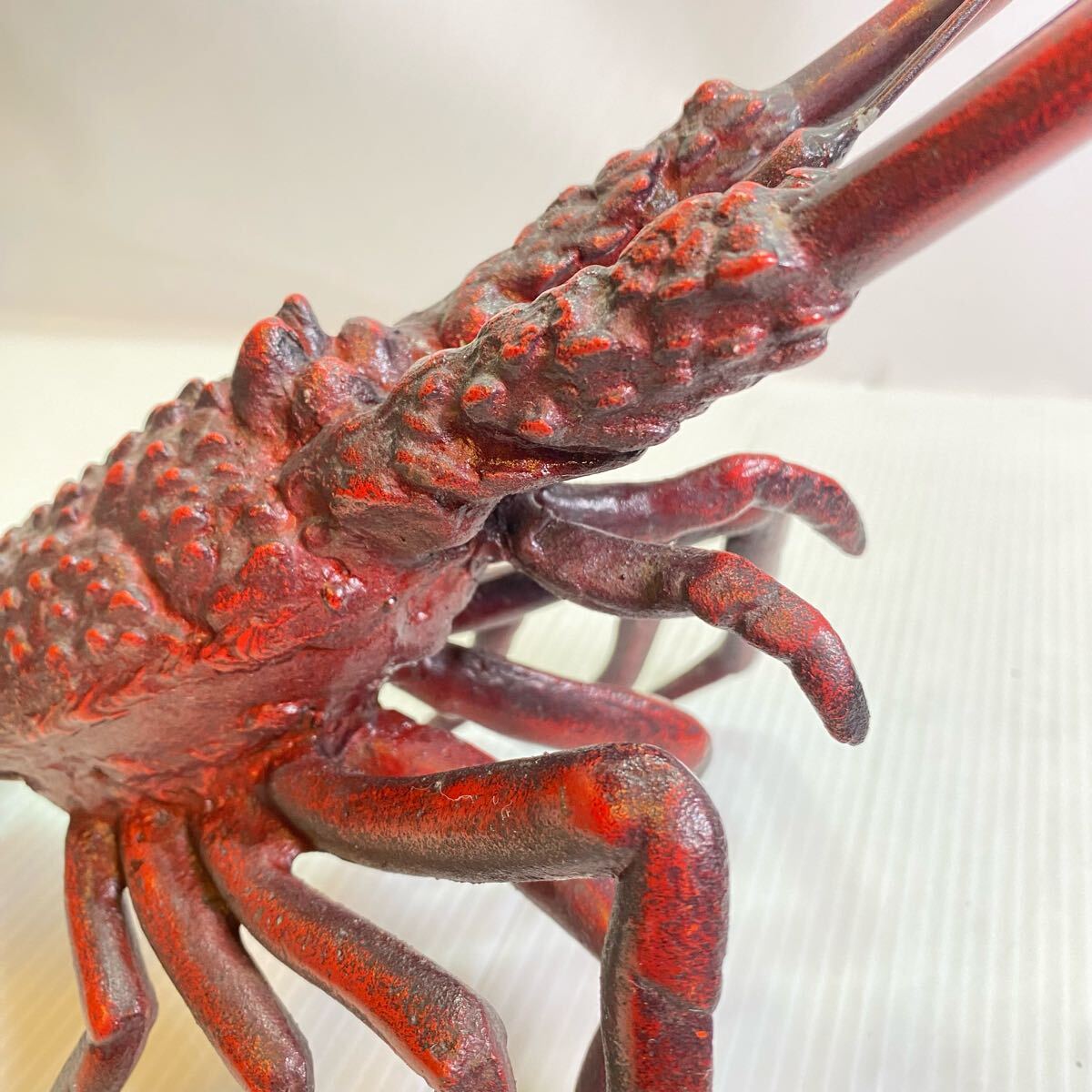 金属工芸 鋳物 伊勢海老 エビ えび 置物 オブジェ インテリア 金属工芸 鋳物 伊勢海老 エビ えび 置物 オブジェ インテリア