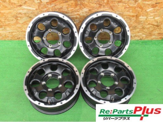 ★3062AMZ 社外アルミ 16×5.5J 5/139.7 +22 アルミホイール 4本 中古_画像1