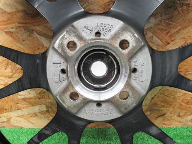 ★3069AMZ　Weds　ウェッズ　レオニス　15×4.5J 4/100 +45　アルミホイール　4本　中古_画像8
