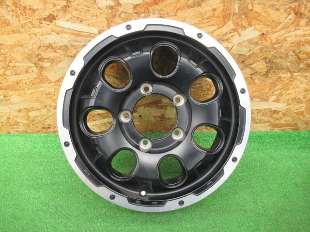 ★3062AMZ 社外アルミ 16×5.5J 5/139.7 +22 アルミホイール 4本 中古_画像4