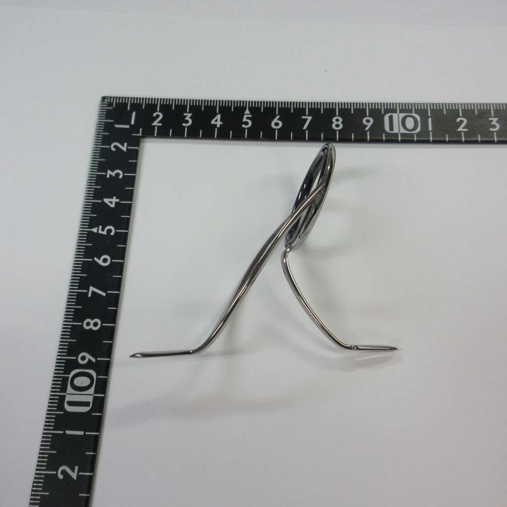 1個 ガイド フジ P-KWSG-30 ダブルフット PE糸がらみ軽減 ロッドビルディング SICステン 雷魚 バス_画像2