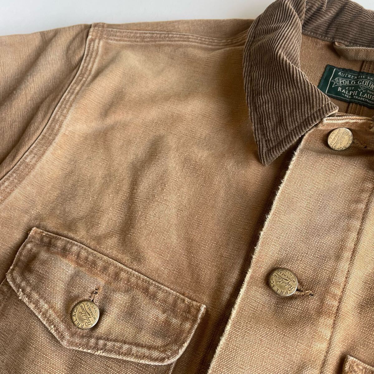 傑作】Polo Country “Canvas Duck Coverall” S キャンバス 傑作】Polo Country “Canvas Duck Coverall” S キャンバス
