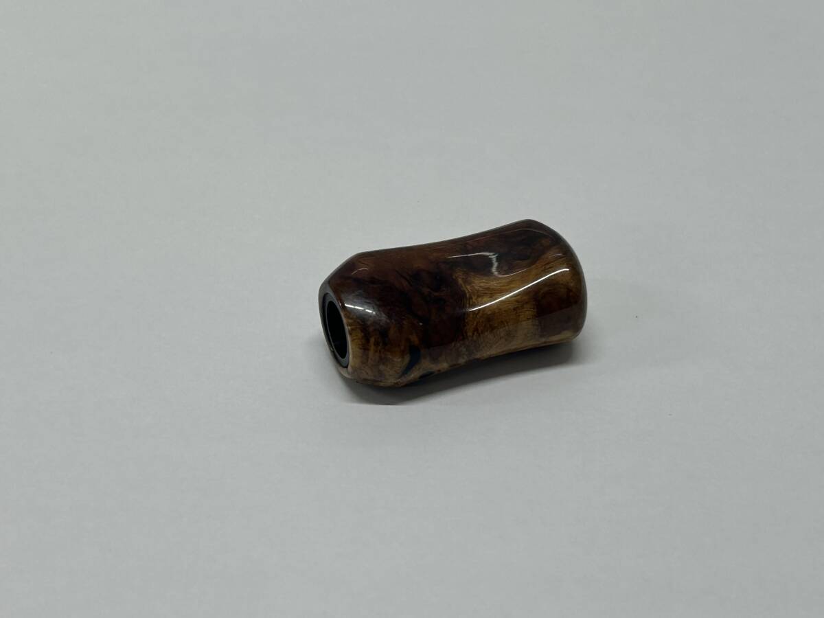 わたらせ樹脂工房　紅白花梨　ハンドルノブ　シマノ　左巻き用　送料込