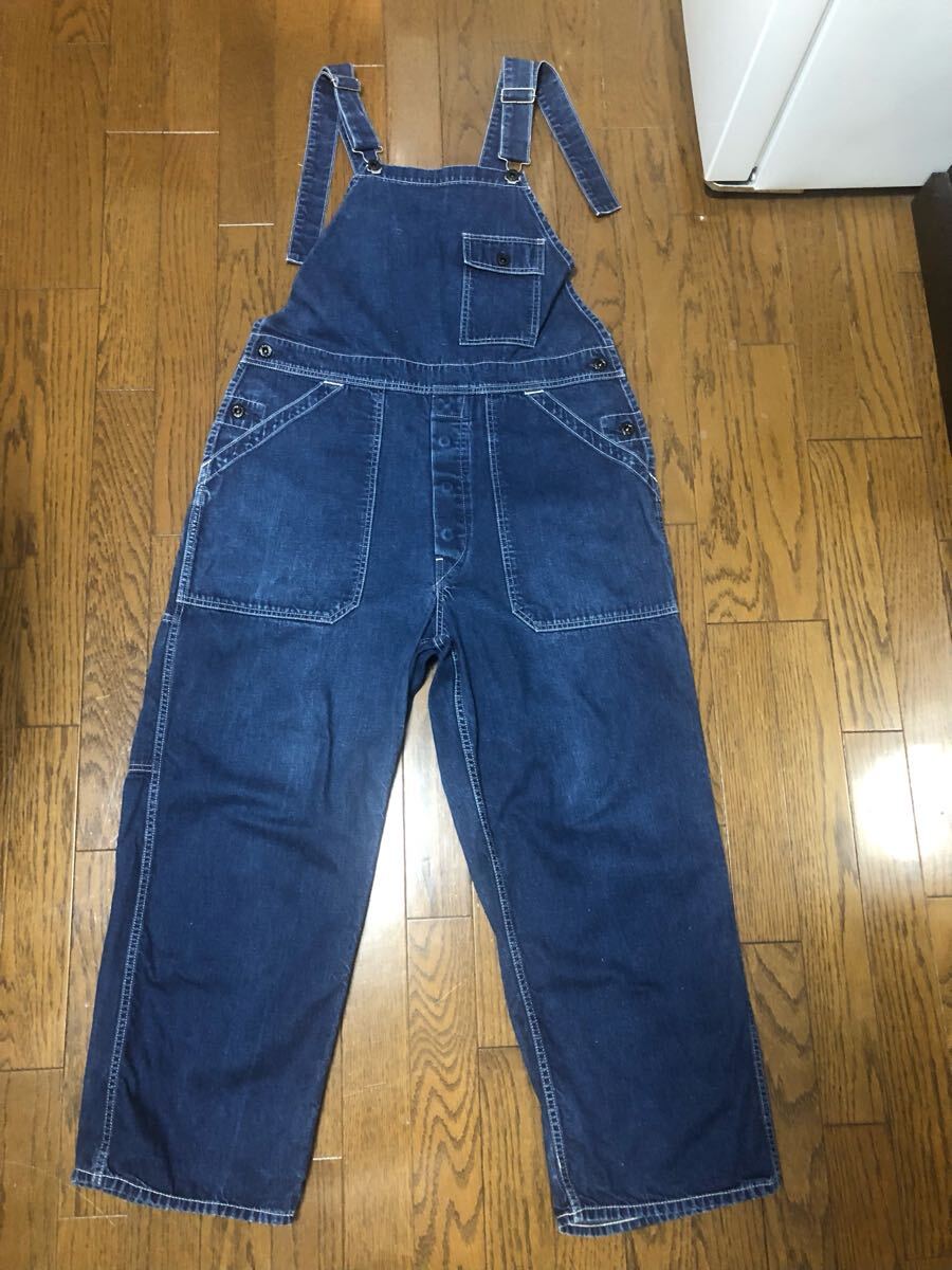 H.UNIT STORE LABEL デニム　オーバーオール　美品_画像1