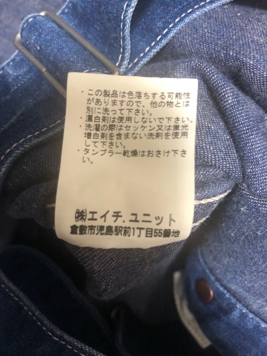 H.UNIT STORE LABEL デニム　オーバーオール　美品_画像6