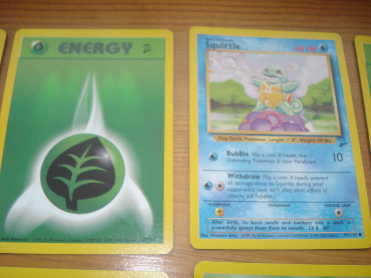 21枚 初期ポケモンカード 英語 旧裏面 海外 Squirtle Tangela 21枚 初期ポケモンカード 英語 旧裏面 海外 Squirtle Tangela