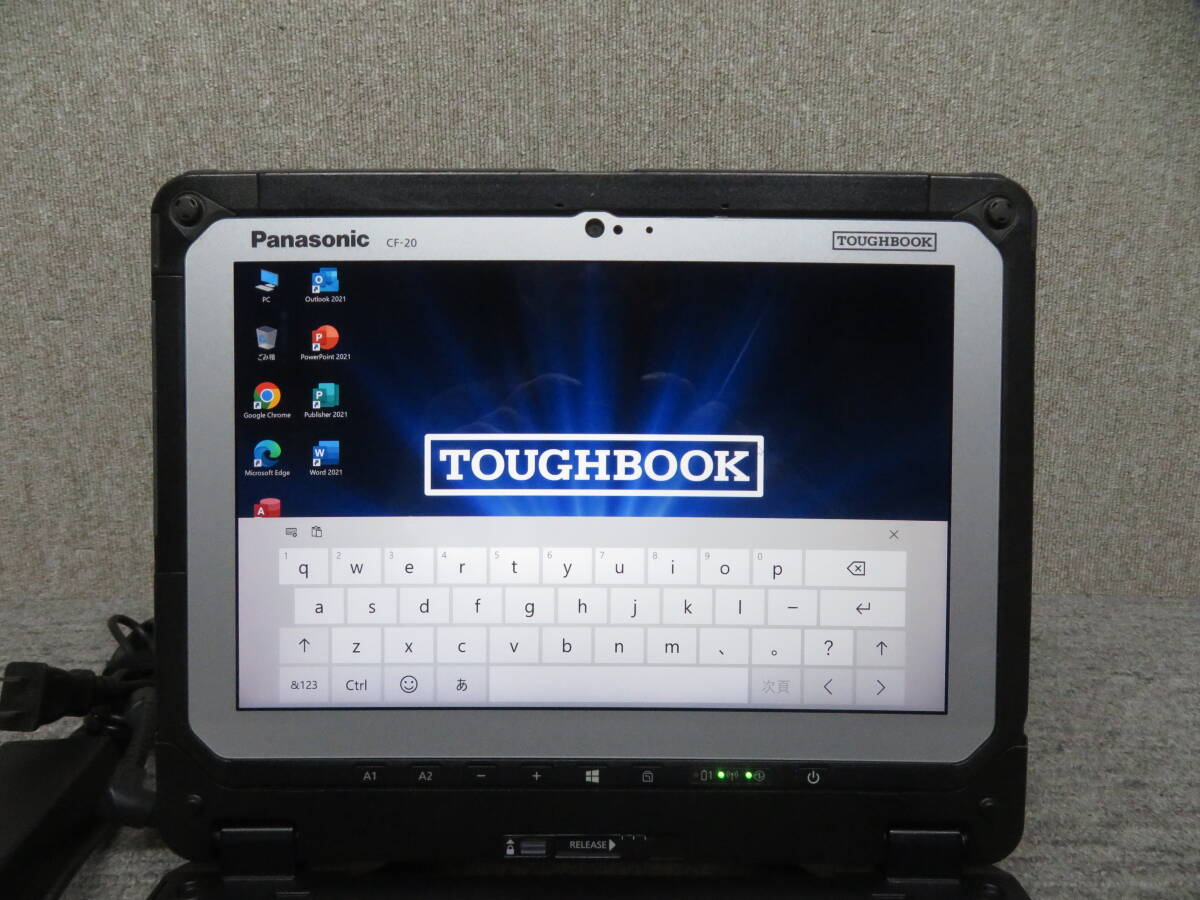 【2in1タッチパネル・業務用・sim】◆Panasonic TOUGHBOOK CF-20/ 10.1型◆Core m5-6Y57/高速128GB SSD/メモリ4GB◆win10 Pro/ms Office 【2in1タッチパネル・業務用・sim】◆Panasonic TOUGHBOOK CF-20/ 10.1型◆Core m5-6Y57/高速128GB SSD/メモリ4GB◆win10 Pro/ms Office