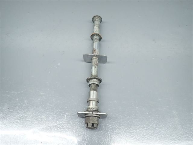 β250121-1 カワサキ バリオス BALIUS ZR250A 前期 (H3年式) 純正 リアアクスルシャフト 曲り無(wú)し！