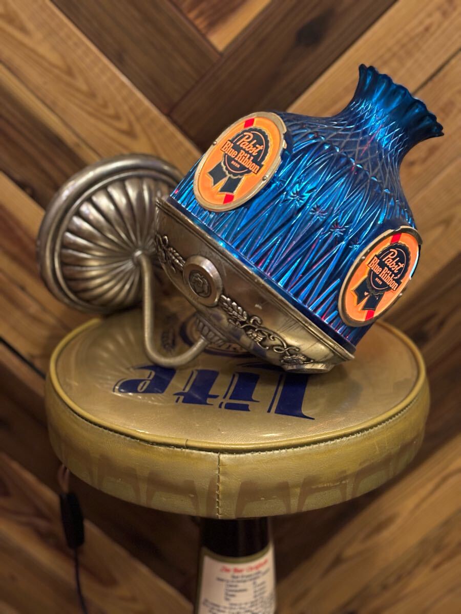 日本全国送料無料商品 | 特集 Ribbon Blue Pabst 壁掛け ライト ランプ パブストブルーリボン 看板