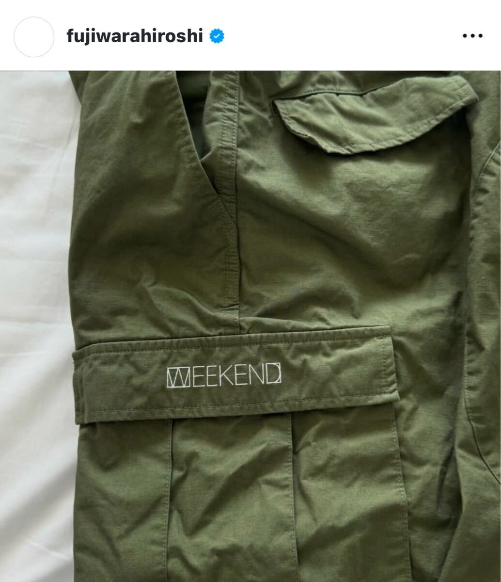 WEEKEND SEQUEL BDU カーゴパンツ ワークパンツfragment カーキ WEEKEND SEQUEL BDU カーゴパンツ ワークパンツfragment カーキ