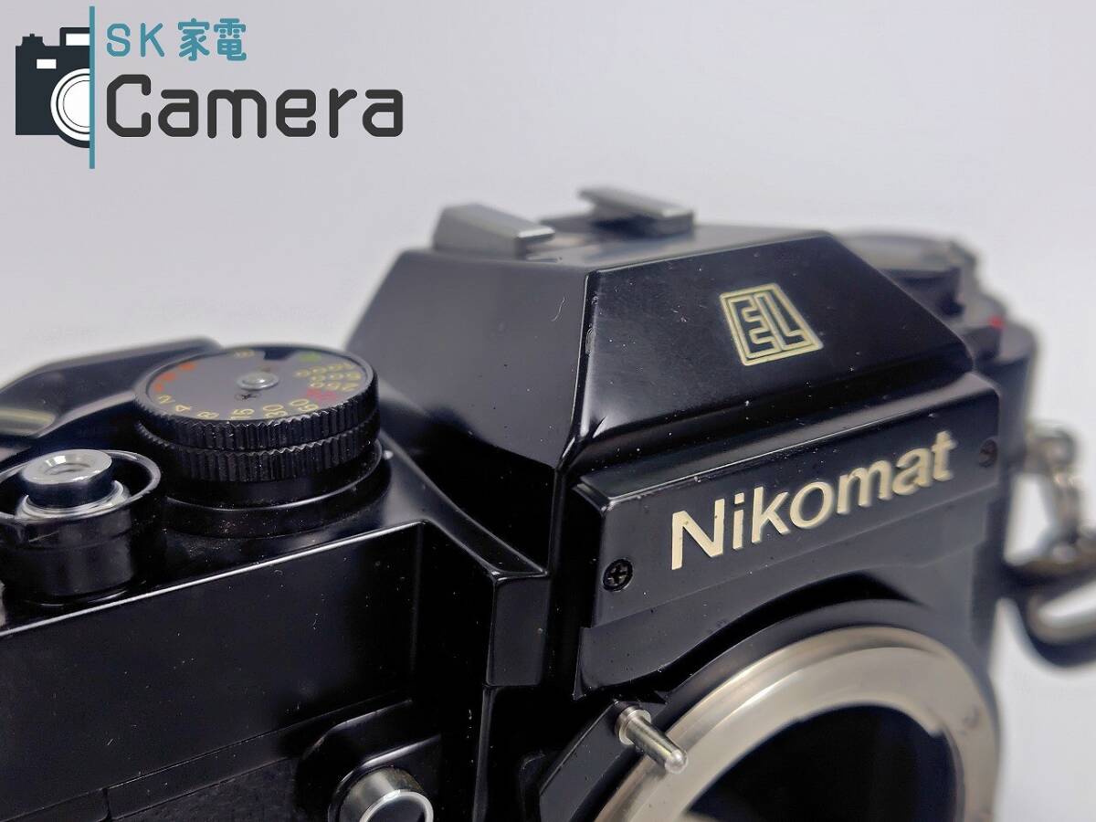 [ б/у ] Nikon Nikomat EL черный shutter экспонирование работа Nikon Nico mart 