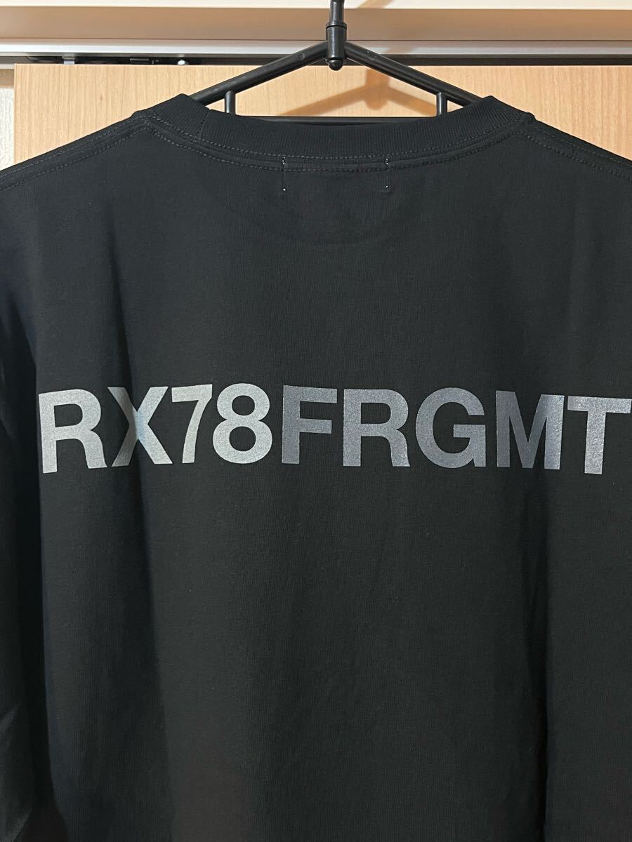 FRAGMENT DESIGN GUNDAM45FRGMT GHOST BLACK Tシャツ ブラック FRAGMENT DESIGN GUNDAM45FRGMT GHOST BLACK Tシャツ ブラック