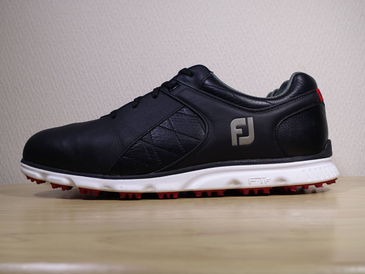 ◇ FootJoy フットジョイ PRO SL GOLF スパイクレス 【53594】◇ 28.0cm US10 W ゴルフシューズ ブラック