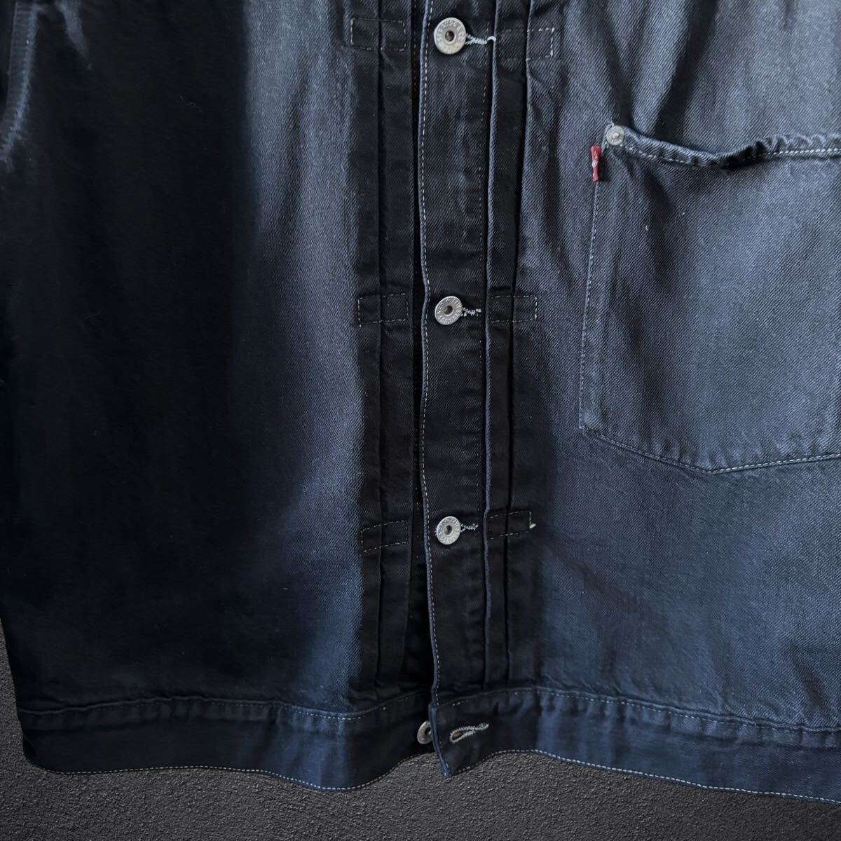 希少 ユーロリーバイス 大戦 ブラック デニムジャケット Levi's 希少 ユーロリーバイス 大戦 ブラック デニムジャケット Levi's