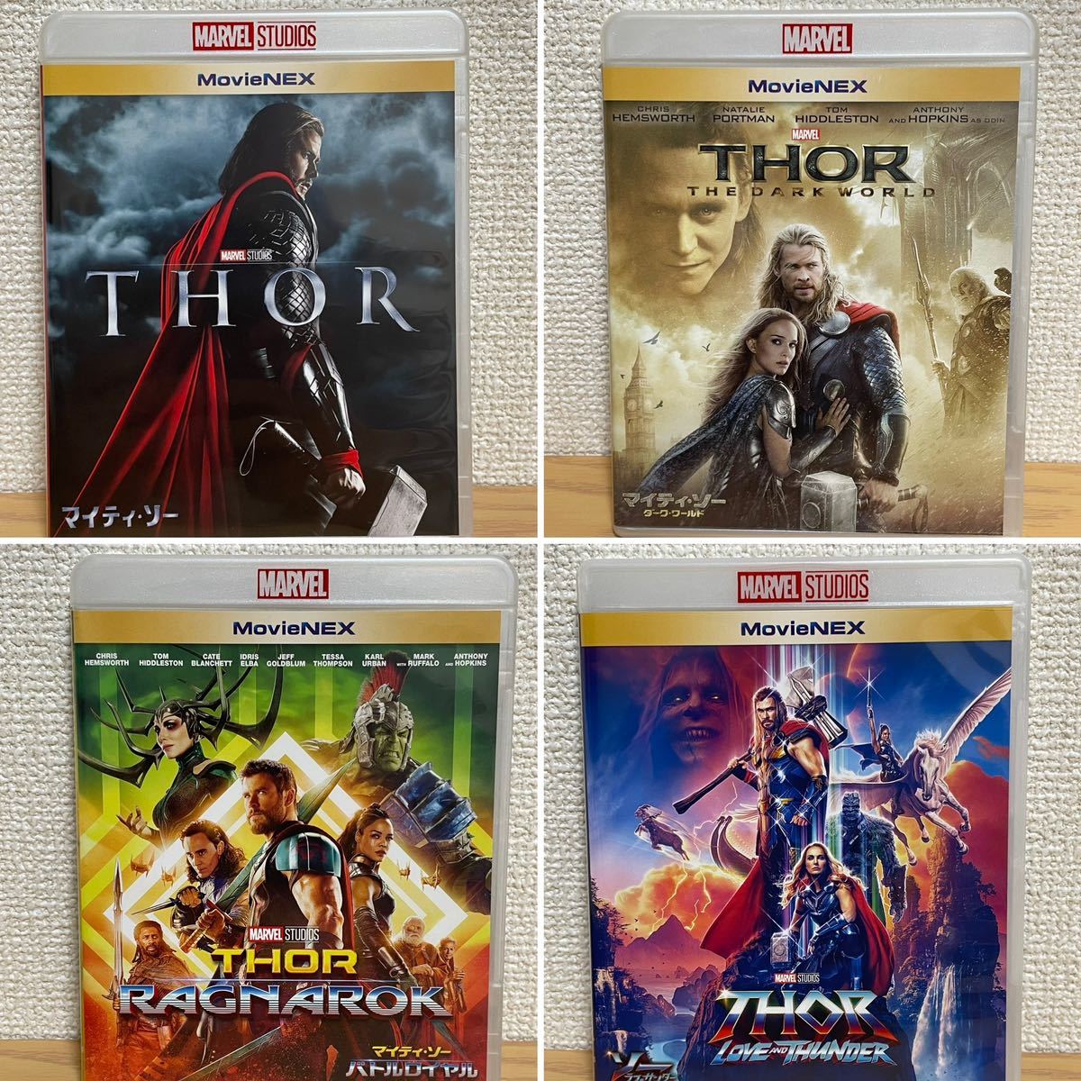 マイティ・ソー 4作品 MovieNEX 全作セット ケース&Blu-ray マイティ・ソー 4作品 MovieNEX 全作セット ケース&Blu-ray