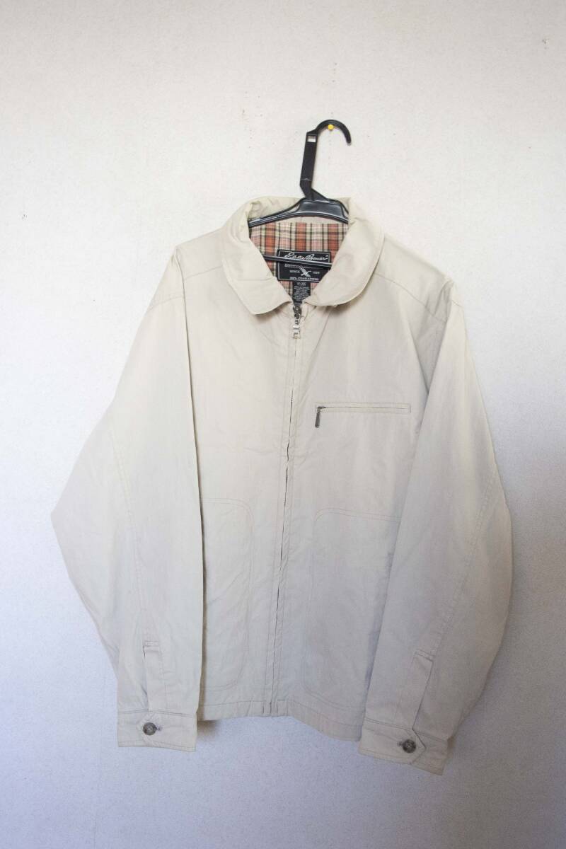 ☆Eddie Bauer/スウィングトップ/アイボリー/90's(19９0年代)/サイズ:M/若干使用感有美品☆